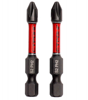 Биты для шуруповерта PH2*50мм Torsion (2шт.) Strong СТП-88900050