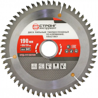 Диск пильный по алюминию 190*30/20*54Т Econom Strong СТД-111054190